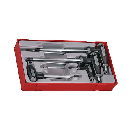 Teng Tools TTTX7 - T Handle TX/TPX Hex Key Set TTTX7